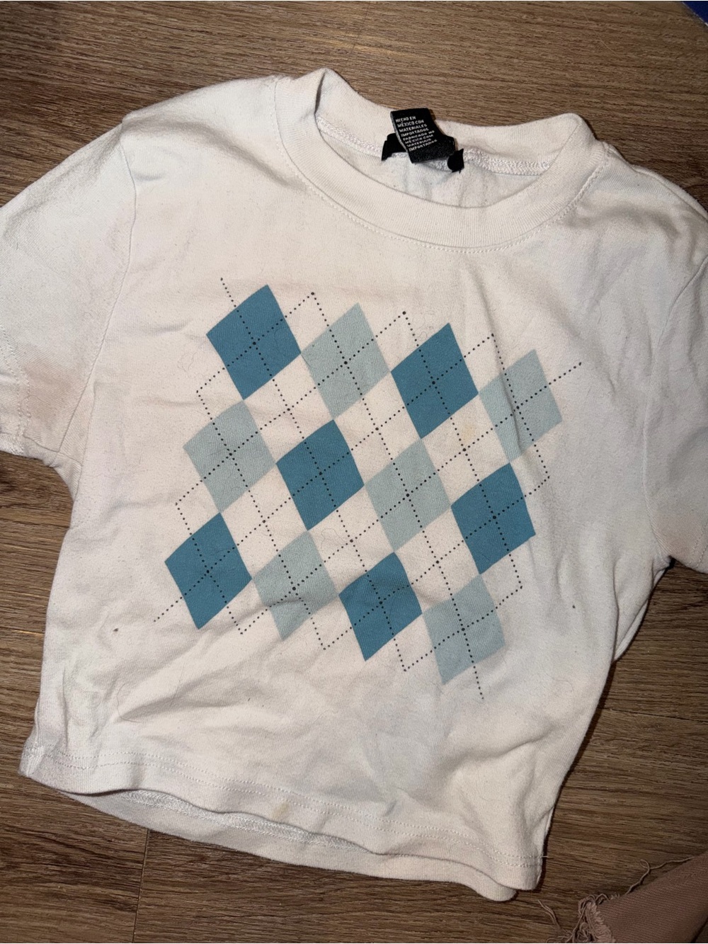 Checkered Forever21 T-shirt
